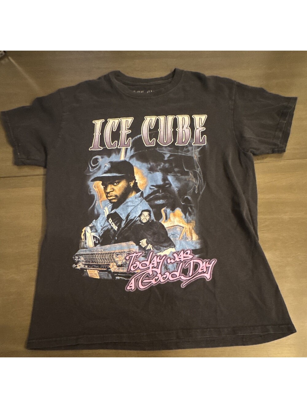 Ice Cube Today Graphic T-Shirt Black Size M Rap Hip Hop Music [COPY]